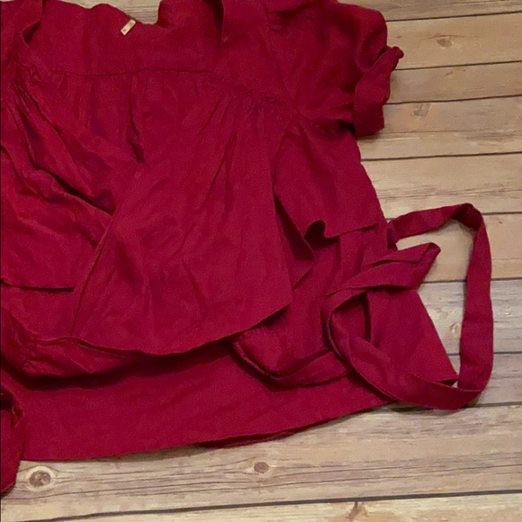 Free People pink wrap top small - Picture 5 of 5